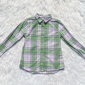 Girls Oshkosh flannel, size 7